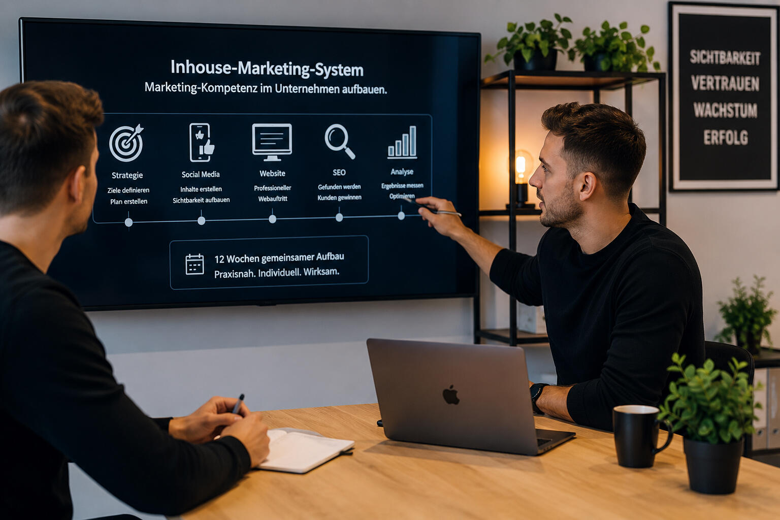 Social-Media-Betreuung für Selbstständige & Unternehmen | Sieverding Marketing Modernes Social-Media-Marketing-Setup mit Laptop, Smartphone und Branding von Sieverding Marketing zur Darstellung professioneller Social-Media-Betreuung, Content-Planung und Wachstum auf Instagram & digitalen Plattformen.